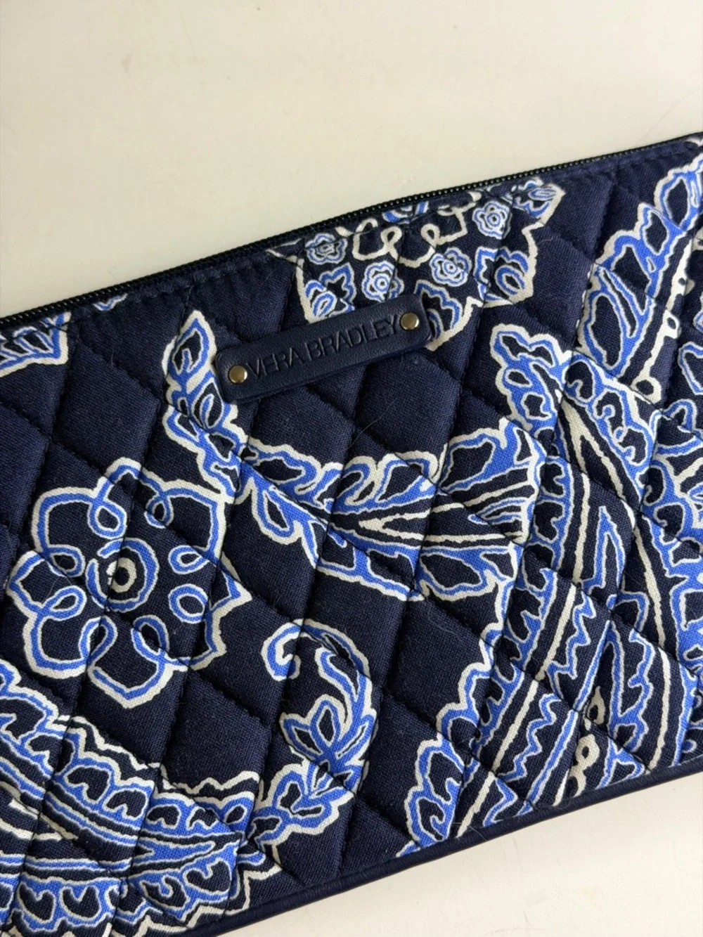 Vera Bradley quilted wristlet